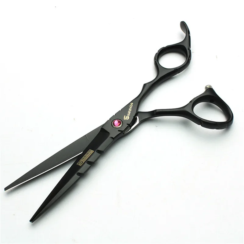 Sharonds-black-6-inch-440C-stainless-steel-hair-scissors-Purple-gemstones-hair-salon-hair-scissors-tool (1)