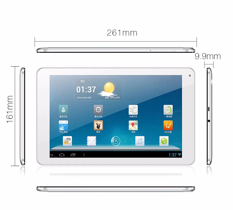 10 inch 3G Calling Tablet PC Aoson M106TG Android 5.1 Silver Tablette Dual Cameras SIM Card Slot Wifi Bluetooth (7)
