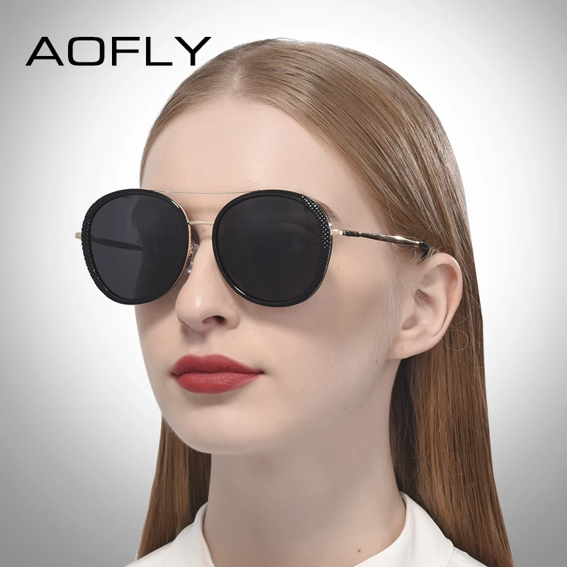 Kopen Aofly Ontwerp 2019 Mode Elegante Vrouwen Zonnebril Stijl Hoge Kwaliteit Merk Gepolariseerde Zonnebril Voor Vrouwen Vrouwelijke Shades A118