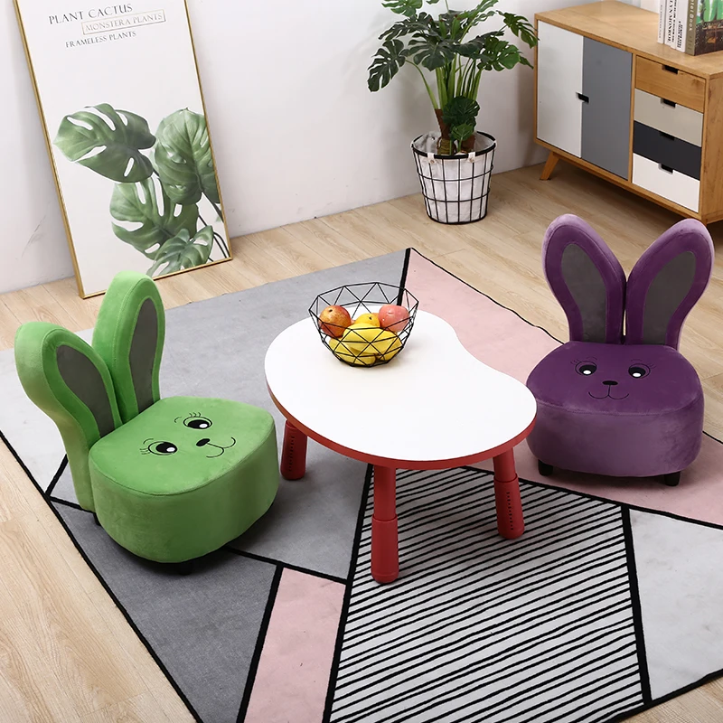 Sofa seat for children boys and girls Lovely rabbitBaby sofa Lazy person cloth art small sofa Cartoon single kid chair Sofa seat for children boys and girls Lovely rabbitBaby sofa Lazy person cloth art small sofa Cartoon single kid chair