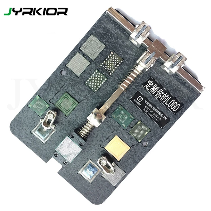 Jyrkior Universal Präzision Doppel Clamp PCB Board Mainboard Halter Leuchte Mit IC Nut