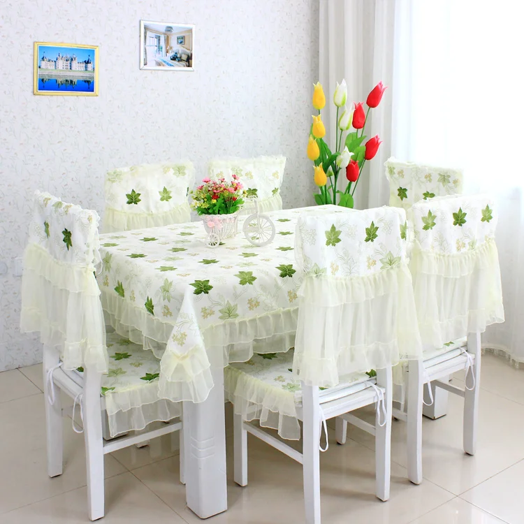 

Chair cushion table cloth tablecloth dining table cloth dining chair set cushion combination set rustic lace brief