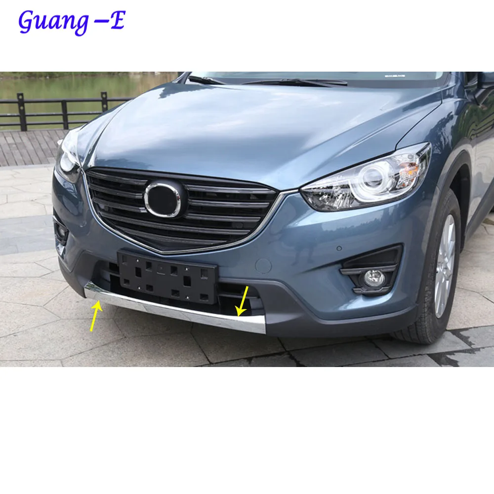 For Mazda CX 5 CX5 2013 2014 2015 2016 Car protection Bumper engine ABS Chrome trim Front bottom