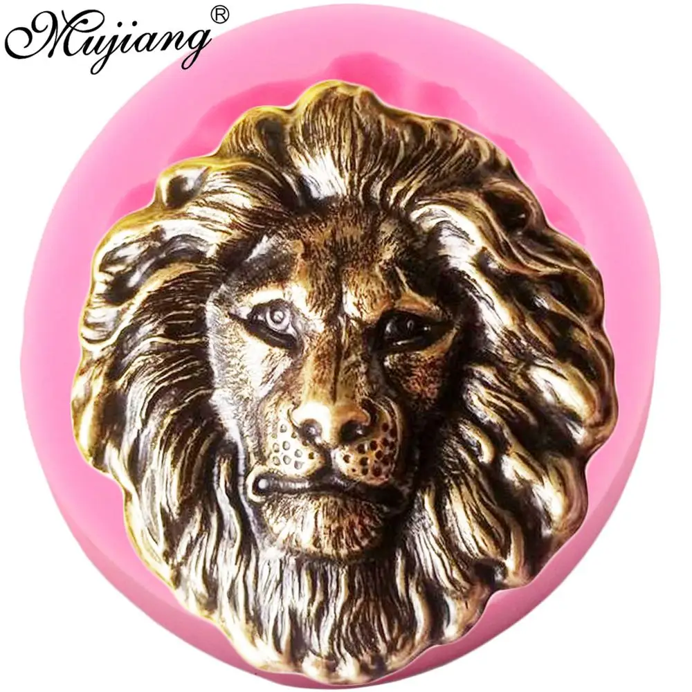 

3D Lion Head Silicone Molds Animals Candy Chocolate Fondant Mold DIY Party Cake Decorating Tools Polymer Clay Soap Moulds