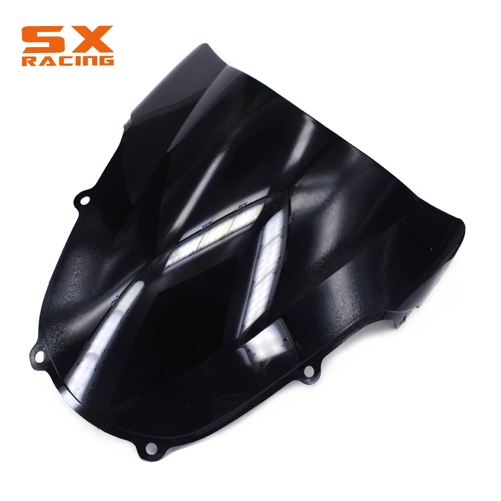 Черное пластиковое ветровое стекло для мотоциклов GSXR600 GSXR 600 GSXR750 750 2001 2002 2003|windscreen