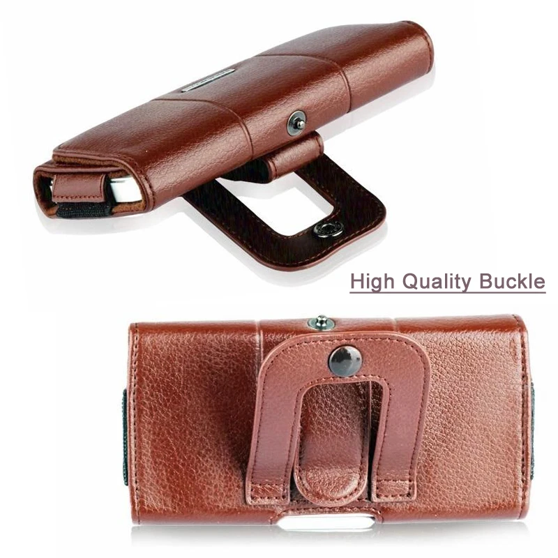 Hand-made Men's Waist Pouch For iPhone 6 6S 7 8 X XR Belt Clip Holster Leather Mobile Phone Cases Pouch For iPhone 6 7 8 plus cute iphone 7 cases