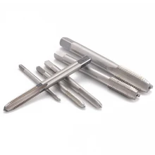 HSS-6532 métrica da mão esquerda máquina reta flauta parafuso rosca plug tap bit m3 m4 m5 m6 m8 m10