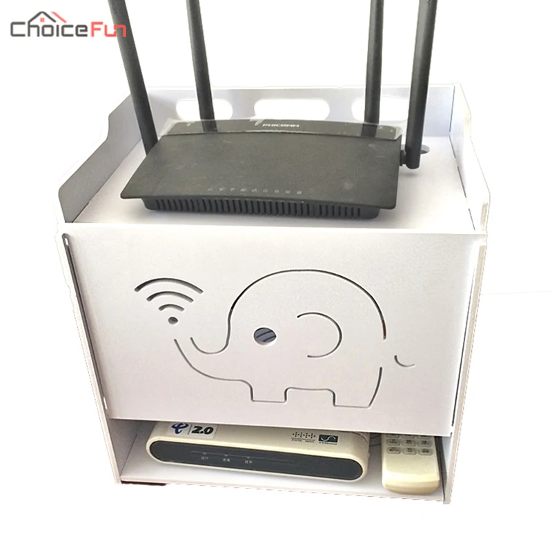 CHOICE FUN 4 layers Home office Router wifi rack organizer Flip Router