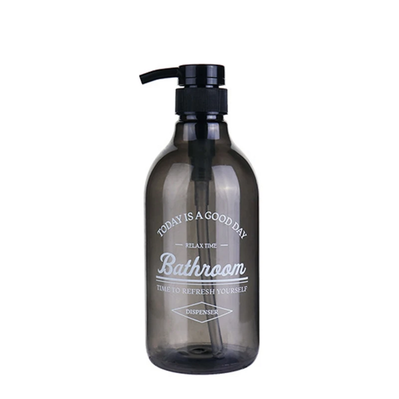 

Shampoo Shower Gel Bottle Large Capacity Press Refillable Bottle Nordic Style