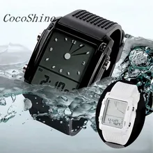 CocoShine A-969 Fashion Unisex Womens Mens Digital Led Chronograph Quartz Sport Wrist Watch wholesale
