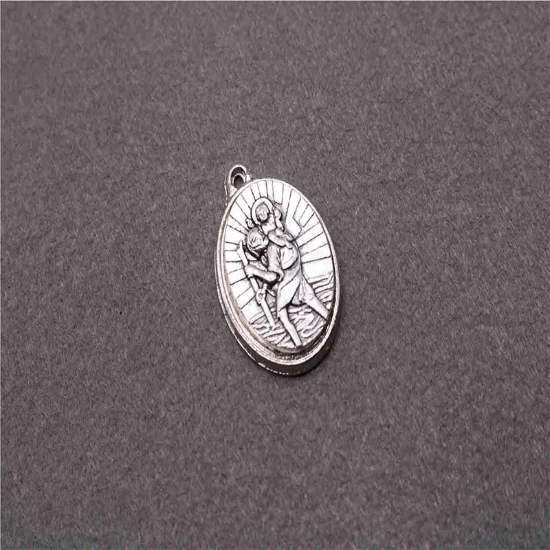 Religious Charisma Mini St. Christopher Medal Mini Medal Religious Beads Medal Religious Charisma Mini St. Christopher Medal Mini Medal Religious Beads Medal