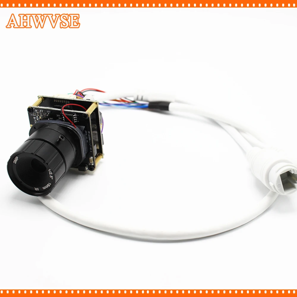 

XMeye App with 16mm CS Lens POE IP Camera Moduel Board PCB IRCUT LAN Cable 1080P ONVIF Mobile DIY CCTV Surveillance Cameras