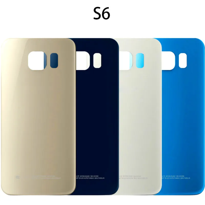 Задняя крышка батарейного отсека для Samsung Galaxy S6 G920F задняя корпуса чехол G920