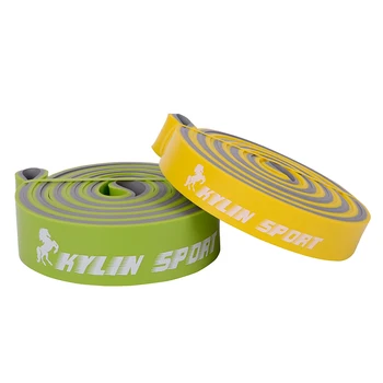 

2017 Green And Yellow Set Resistance Bands Exercise Fitness Tube Rubber Yoga Pilates Workout Fitness Sport Equipment