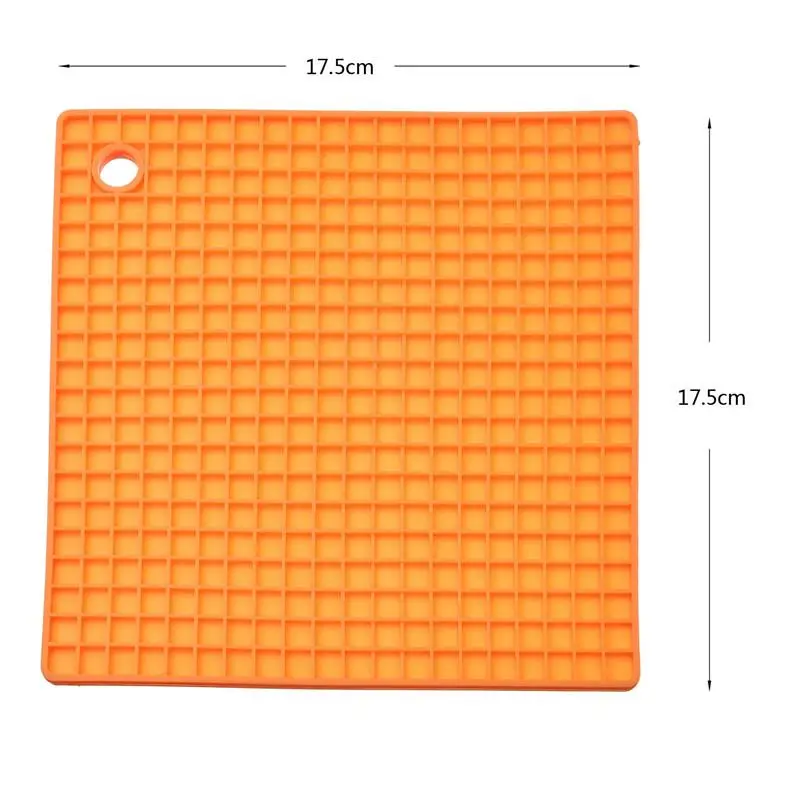 17.5cm Household Silicone Mats Baking Liner Best Silicone Oven Mat Heat Insulation Pad Bakeware Kid Table Mat