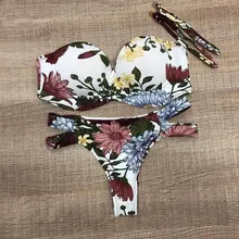 Новинка, горячая Распродажа, женский сексуальный летний купальник, бикини с рисунком, Раздельный купальник, бикини Abbigliamento femminile alla moda