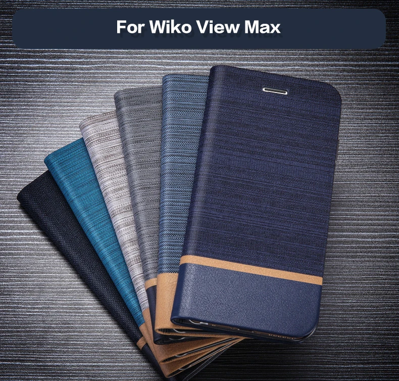 

Pu Leather Case For Wiko View Max Soft Silicone Back Cover For Wiko View Max Flip Card Slot Book Case