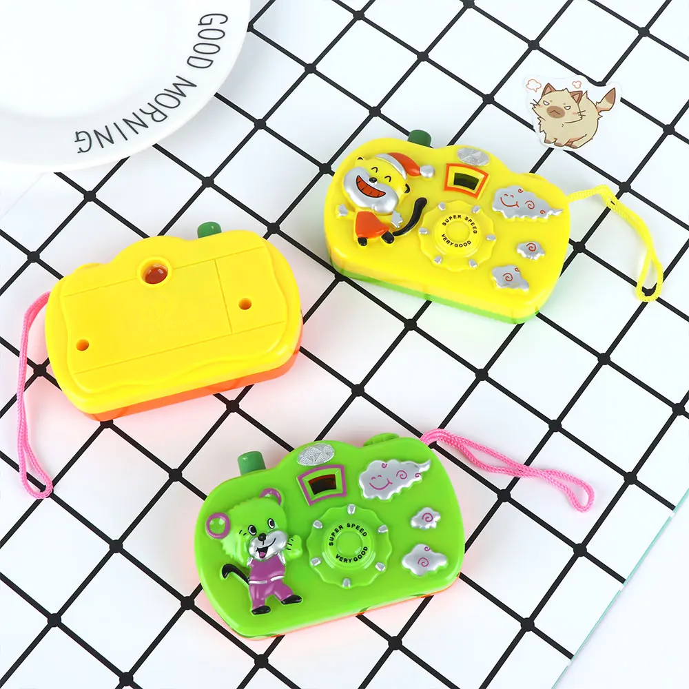 1 шт. Милая пластиковая креативная Игрушка-проектор с изображением животных, камера, Детская обучающая игрушка на день рождения