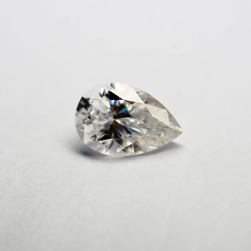 3*5 мм Груша 0 2 КАРАТ белый камень муассант россыпью Moissanite алмаз|Стразы и