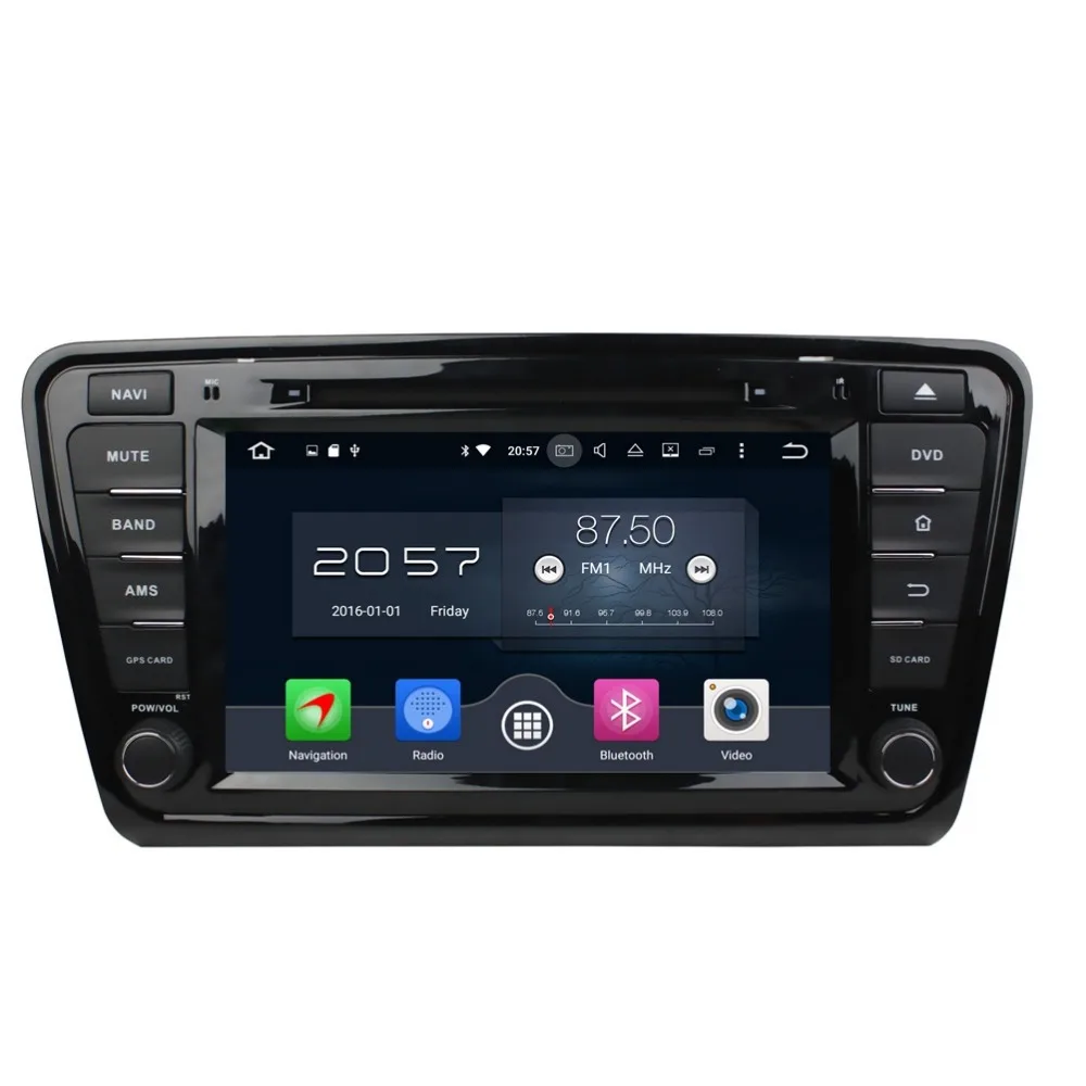 2GB RAM 8 Octa Core Android 6 0 Car DVD Player for Skoda Octavia 2014 2015