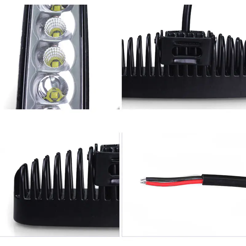 4 Mini 6 Inch 18W combo spot flood CAR LED Work Light for Motorcycle Driving Offroad Boat Car Tractor Truck external lights4x4 SUV ATV one pair 2pcs 6 INCH 40w LED work light bar lamp 12V led 