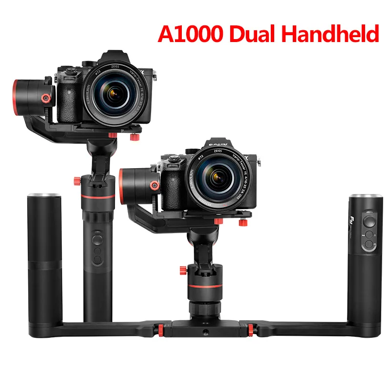 

FeiyuTech Feiyu A1000 3-Axis Stabilizer Dual Handled Gimbal for Micro-SLR A6500 A6300 GoPro Hero 5 Payload 150-1000g