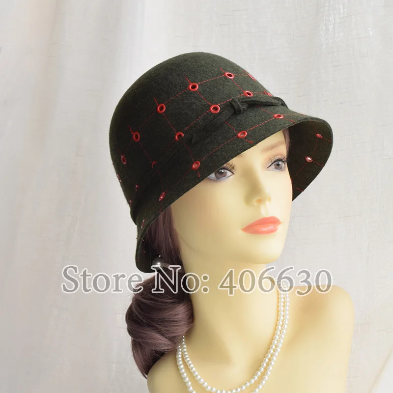 LongBaiLi Модные женские Дамская Шляпка колокольчиком шляпы Женская широкополая шляпа шапки женские PWFR051