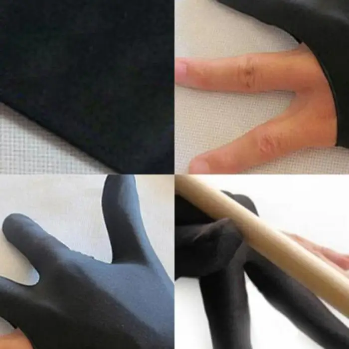 Бильярдные три пальца перчатки высокая эластичность Тонкий кий снукер прочный унисекс аксессуар EDF88