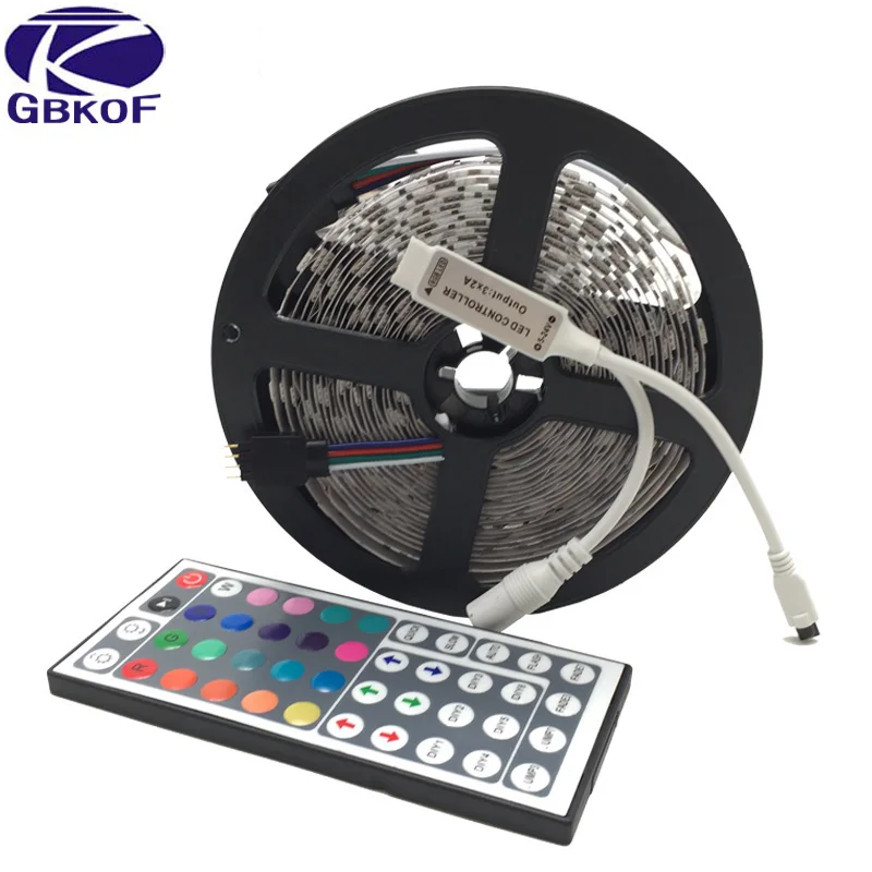 

RGB White Warm White Red Blue Yellow Green LED Strip 5050 SMD 5M 300led 60led/M flexible ribbon non-waterproof indoor decoartion