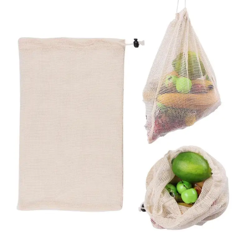 ГОРЯЧАЯ ОРГАНИЧЕСКИЙ ХЛОПОК овощная сетка сумка многоразового использования для мужчин женщин дома кухня моющиеся фрукты Feminina Mujer сумки