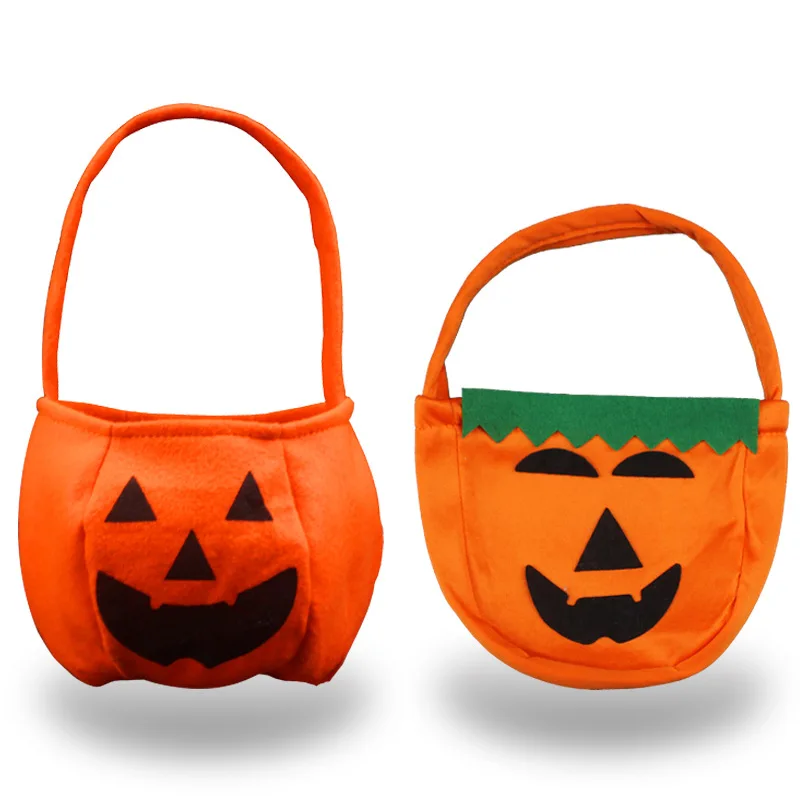 Halloween Props Pumpkin Bags Hand Woven Pumpkin Bags, Children's Gifts