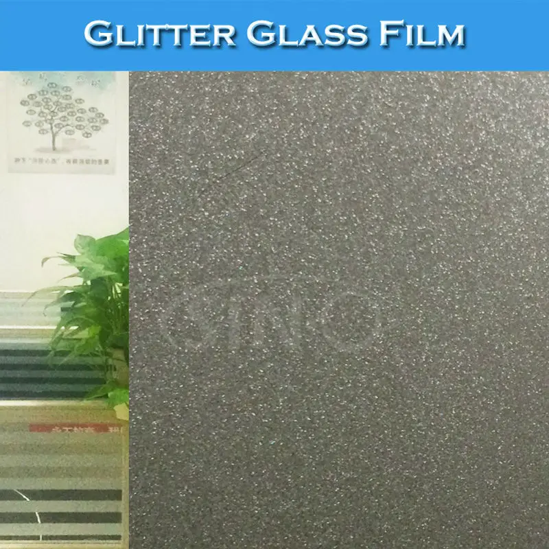 D006 Adhesive Glitter Colored Glass Film Window Decoration Wrapswrap