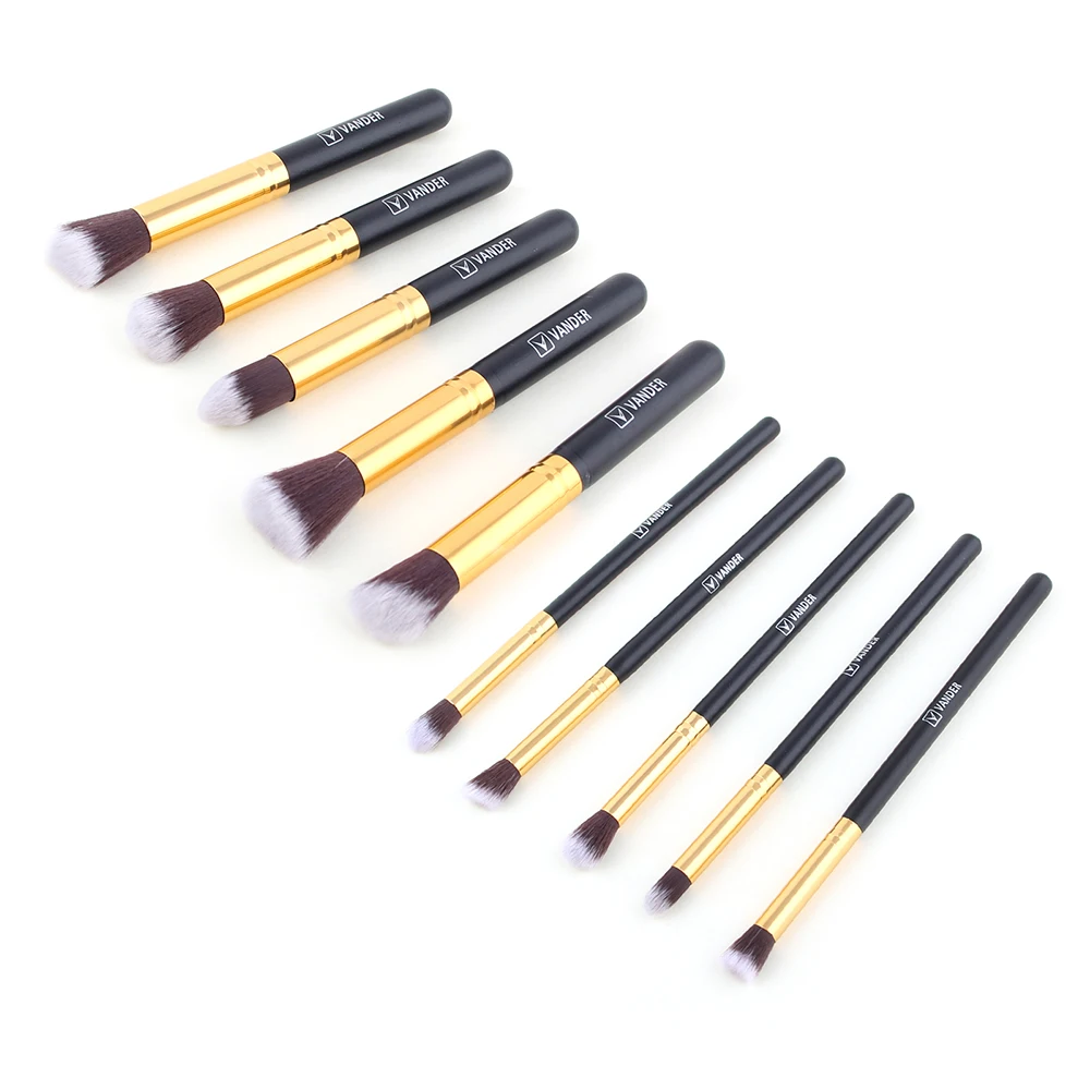 10 Pcs Professional Makeup Brushes Set Make up Brushes Cosmetic Eyeshadow Face Powder Foundation Lip Brush Kit With Bag (4)