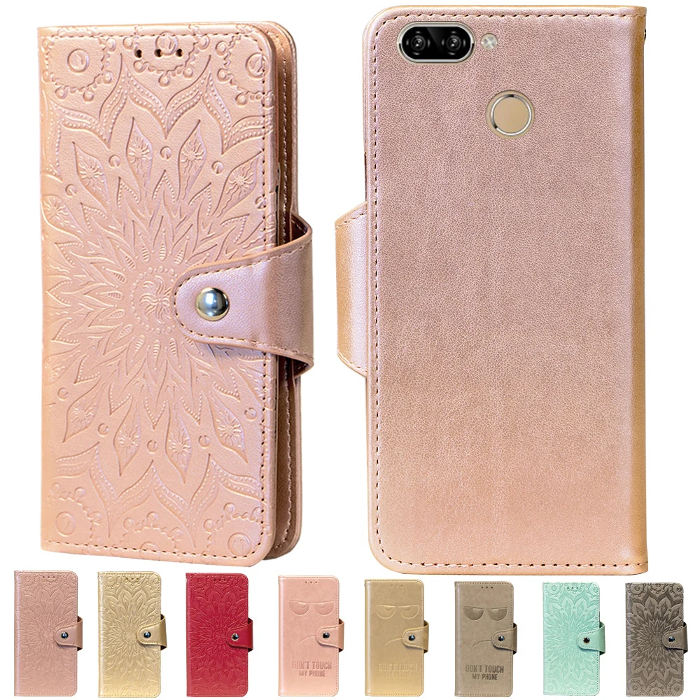 

Embossing Stand Flip PU Leather wallet Case Cover For INOI 5 5 Pro Phone Cases
