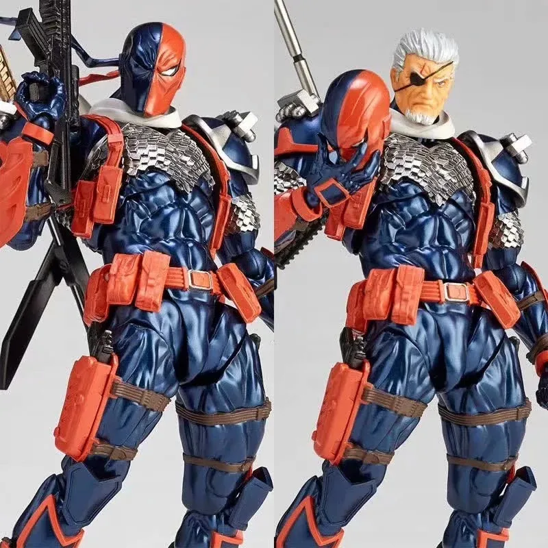 

X-Men Batman Ninja Deathstroke Slade Joseph Wilson Terminator The New Teen Titans 6.53Inches PVC Replaceable Dress up Dolls M126