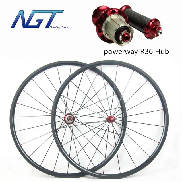 Cheap 700C Road Carbon Fiber Matt Clincher Wheels 24mm*20.5mm V Brake and Disc Brake Fit For Shimano and CAMPY 9/10/11 Speeds Hub