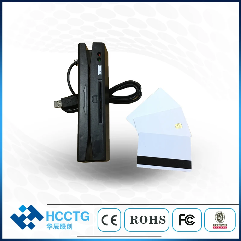 Мини-контакт и NFC магнитная полоса и IC Card reader writer HCC110