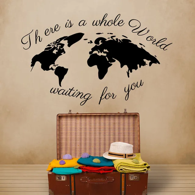Buckoo Hot Map Wall Stickers There Is A Whole World Waiting For You Buckoo Hot Map Wall Stickers There Is A Whole World Waiting For You Nursery