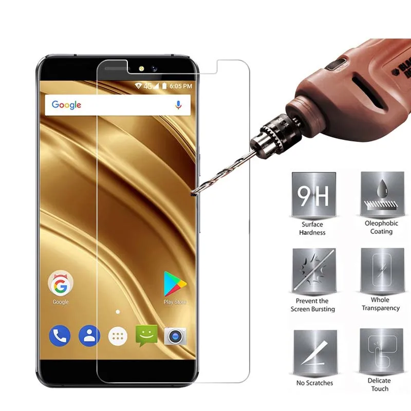 Защитное стекло для Ulefone S8 Pro закаленное 2.5D 9H 2 шт. безопасная защита экрана |