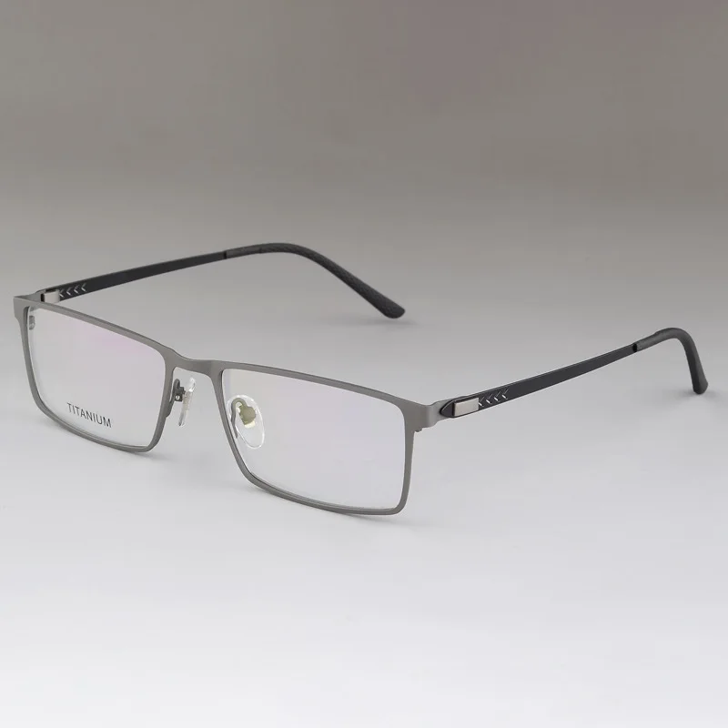 New full frame men's casual business glasses frame titanium frame can be customized New full frame men's casual business glasses frame titanium frame can be customized