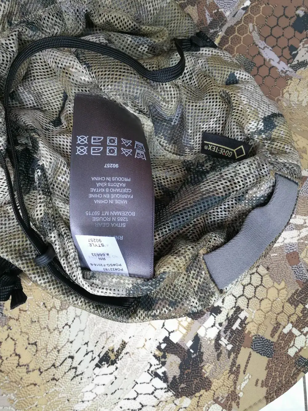 Sitka Мужская Sitka Delta GTX Boonie водонепроницаемая ветрозащитная солнцезащитная Кепка камуфляжная кепка быстросохнущая регулируемый съемный ремень один размер