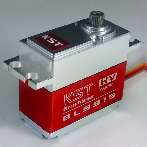 

KST BLS915HV High Voltage Brushless Motor 21kg Digital Servo for RC Racing 550-800 Helicopter RC Car RC Boat