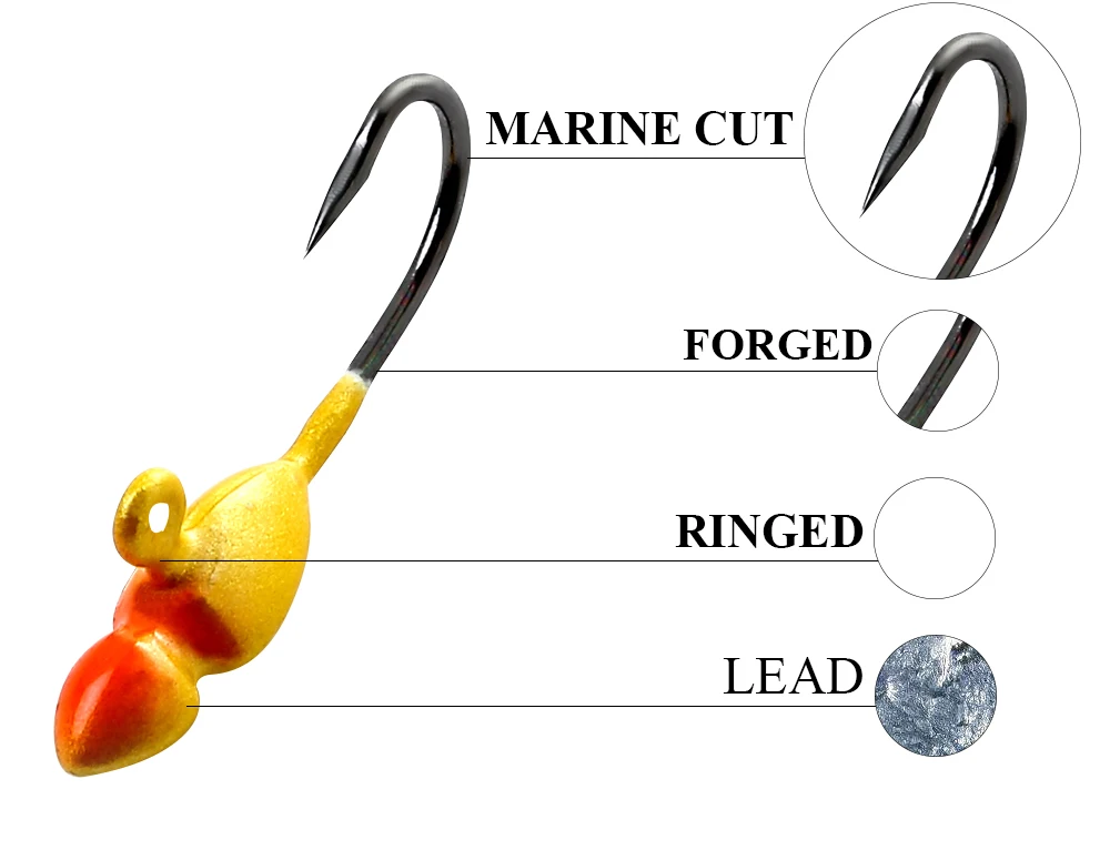 Рыбы король 5 шт./упак. 1g 1,2g 1,7g 4 цвета ловля джиг-головки крюк Жесткий металлическая приманка для рыбы блесна Айс джиг воблер(Wobbler) Lead Jig fishinghooks