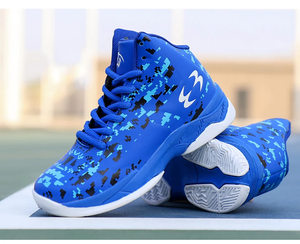 Children's basketball shoes outdoor high-top sneakers campus brand student training shoes children's basketball shoes baby shoes