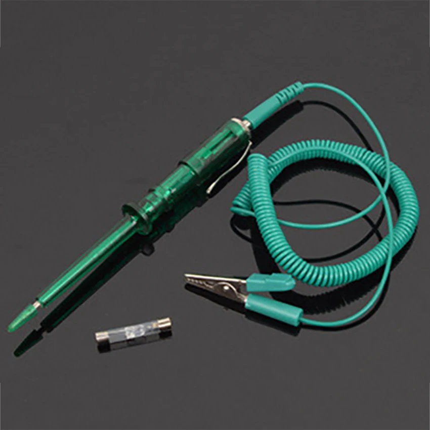 

Car Circuit Tester Probe Automotive Truck Tester Voltage Circuit 6V 12V 24V Auto Gauge Test Pen Tool With Light Emitting Diode