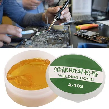 

A-102 Flux Rosin Repair Welding solid Rosin Paste yellow Soldering Paste Paste Flux Rosin solder paste Soldering Gel Tool