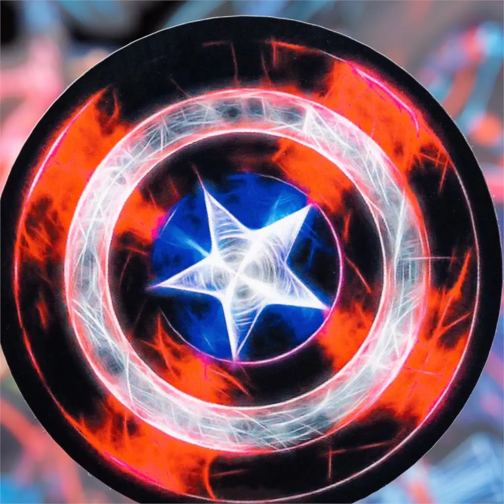 30PCS Marvel The Avengers Neon Stickers Sets Cartoon Anime Sticker For Laptop Fridge Phone Guitar Super Hero Stickers Pack