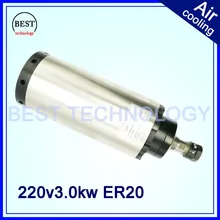 3kw двигатель с воздушным охлаждением шпинделя air cooling ER20 ЧПУ шпинделя 3 kwfor Гравировальный машины 105x233 мм 4 шт. подшипники