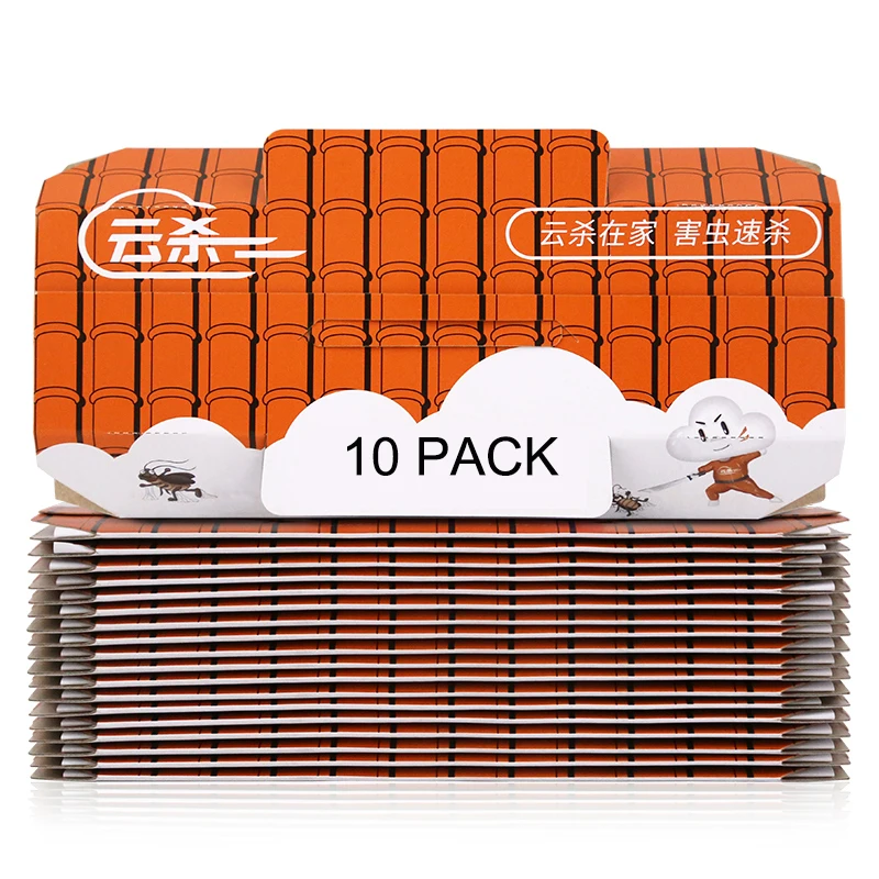 

10Pcs/lot Cockroach Killing Bait Strong Sticky Catcher Traps Environmental Insect Pest Repeller Roach Non-Toxic And ECO-Friendly