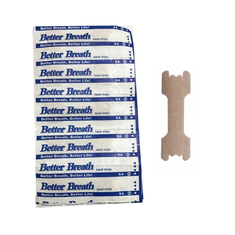 

100pcs Stop Snoring Better Breath Nasal Strips Anti Snoring Patches Strips Sleep & Snoring Nasal Strips Sleep Better Health Care